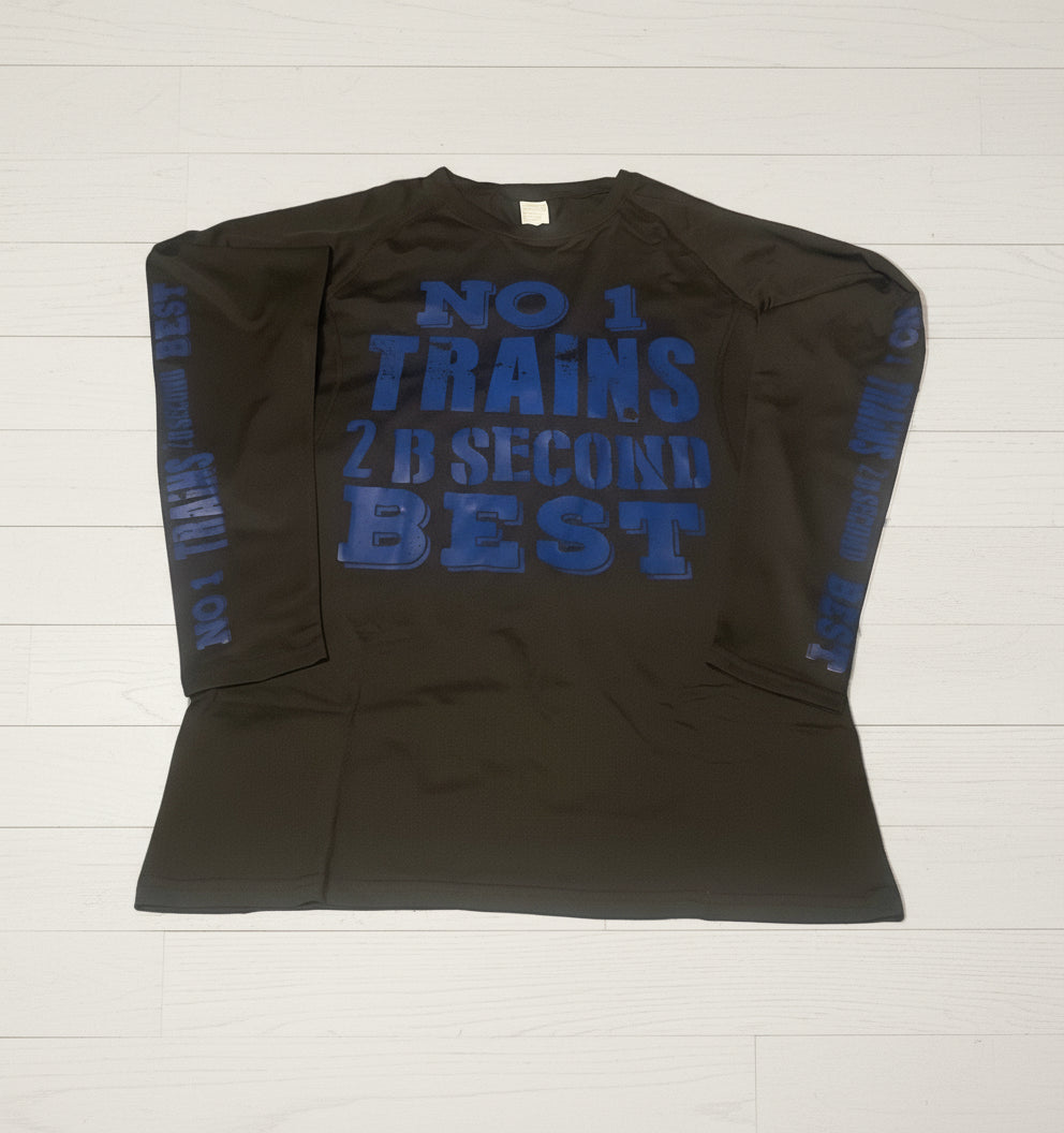 No 1 Trains Long Sleeve Compression Shirt