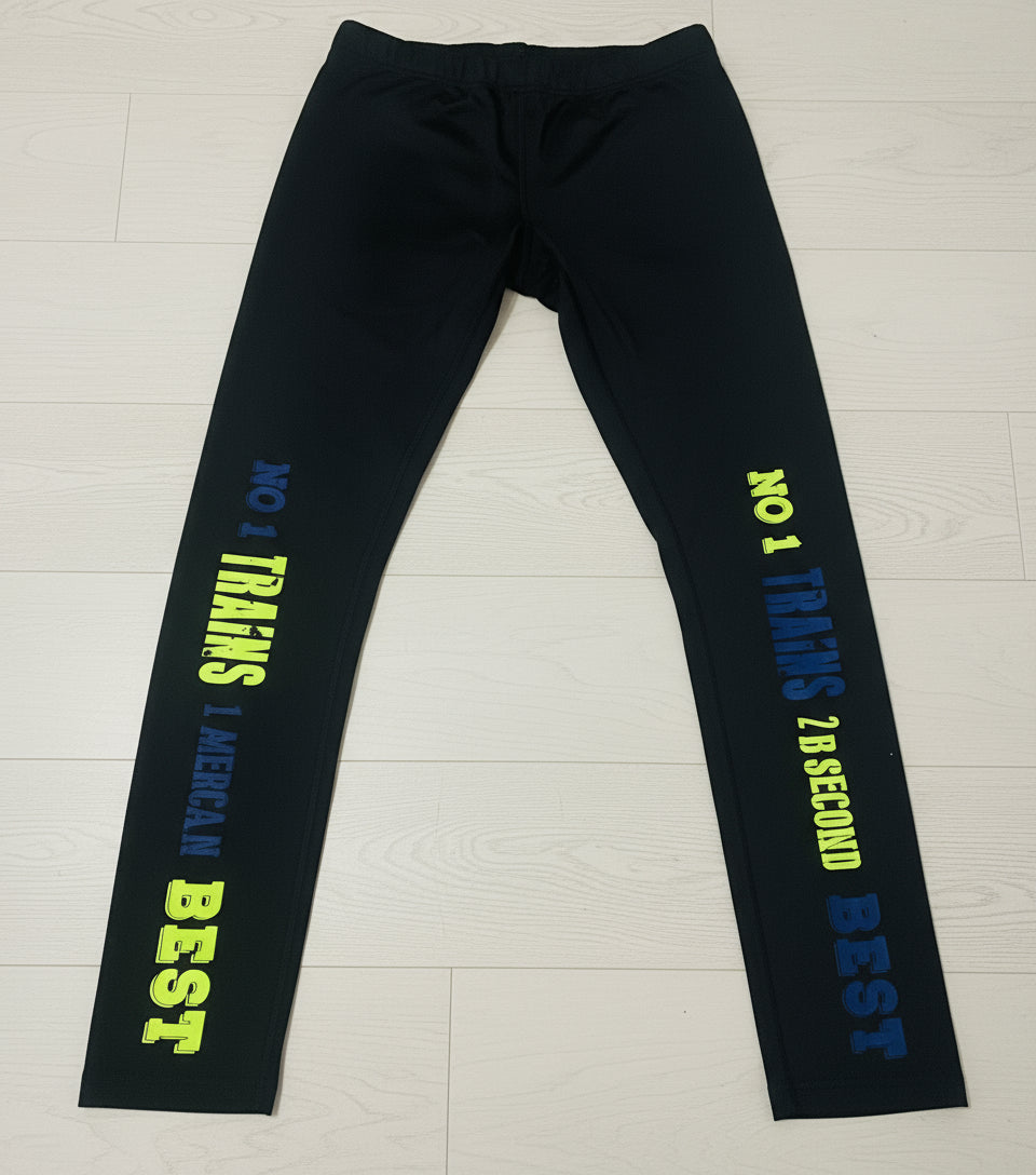No 1 Trains Full Length Compression Pants