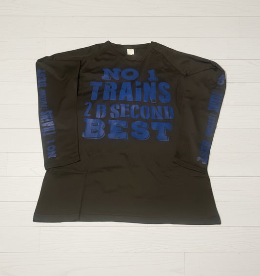 No 1 Trains Long Sleeve Compression Shirt