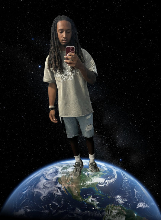 All In One Oversized Distressed T Shirt