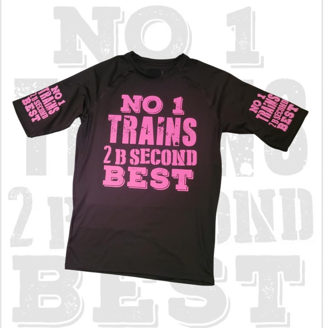 NO 1 TRAINS 1/2 SLEEVE COMPRESSION SHIRT